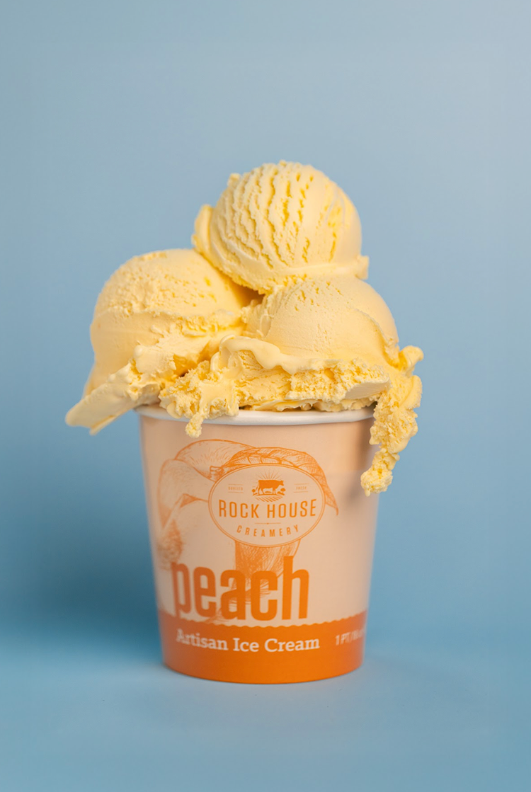 Ice Cream - 3 Gallon - Peach