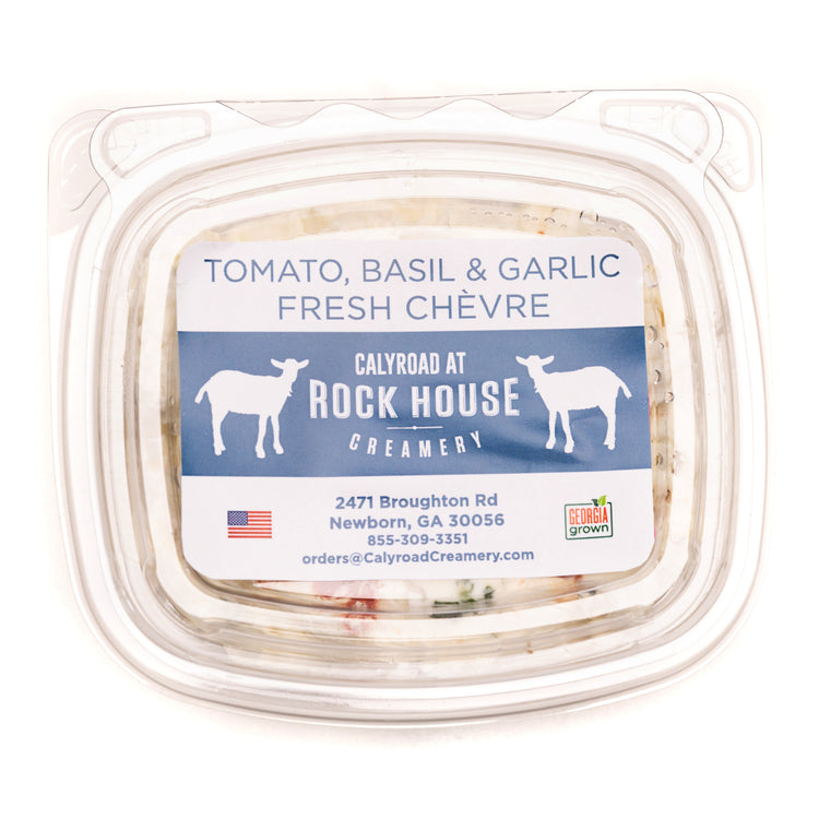 Cheese - Calyroad Chevre - Tomato Basil & Garlic - 6 oz - (6/case)