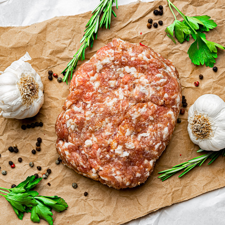 RHF Sausage Bulk - German - 1 lb - (10/case)